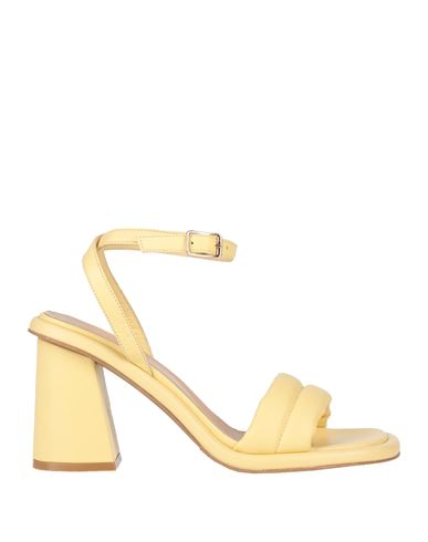 Shop Attisure Woman Sandals Light Yellow Size 7 Leather