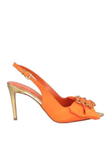 Shop Ncub Woman Sandals Orange Size 7 Textile Fibers