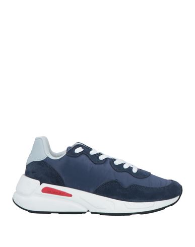 Shop Diesel Man Sneakers Navy Blue Size 9.5 Polyamide