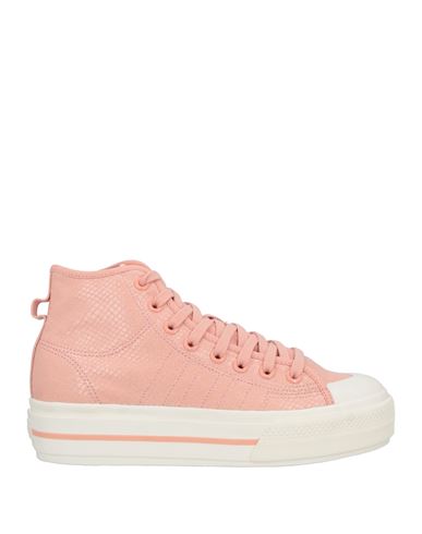 Shop Adidas Originals Woman Sneakers Salmon Pink Size 5 Textile Fibers
