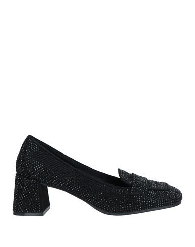 Shop Bibi Lou Woman Loafers Black Size 6 Textile Fibers