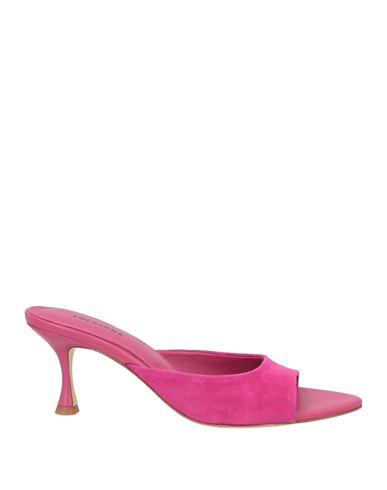 Shop Lola Cruz Woman Sandals Fuchsia Size 8 Leather In Pink
