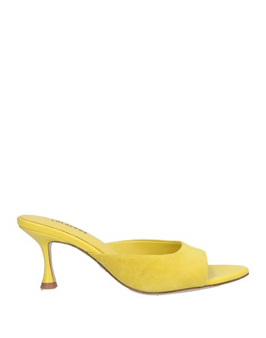 Shop Lola Cruz Woman Sandals Yellow Size 6 Leather