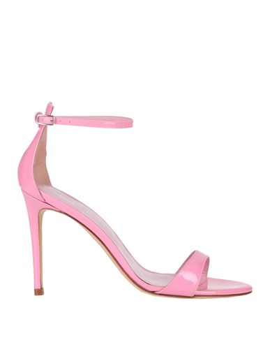 Shop Lella Baldi Woman Sandals Pink Size 7 Leather