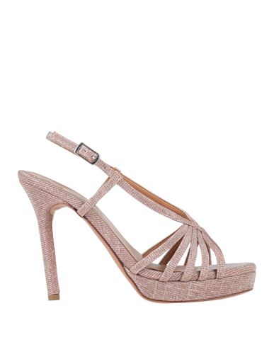 Shop L'amour By Albano Woman Sandals Pastel Pink Size 7 Rubber