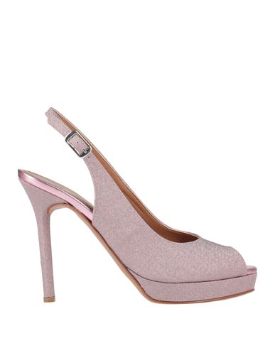 Shop L'amour By Albano Woman Sandals Pastel Pink Size 7 Textile Fibers
