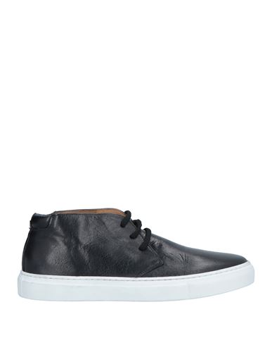 Shop Preventi Man Sneakers Black Size 9 Calfskin