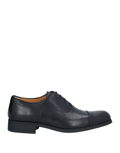 Shop A.testoni A. Testoni Man Lace-up Shoes Black Size 6.5 Calfskin