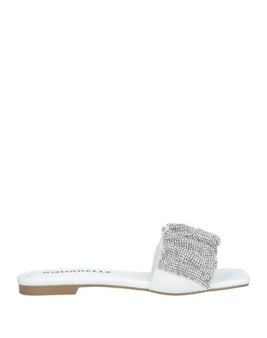 Shop Aquarelle Woman Sandals White Size 6 Textile Fibers