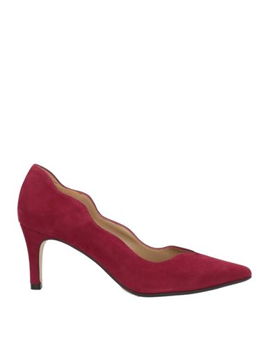 Shop Marian Woman Pumps Burgundy Size 8 Leather In Red