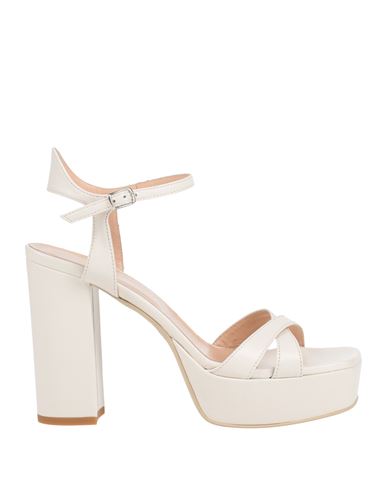 Shop Sergio Cimadamore Woman Sandals Off White Size 7 Leather