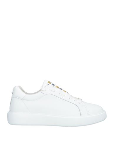 Shop Apepazza Woman Sneakers White Size 10 Leather