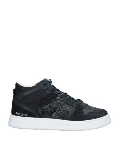 Shop Premiata Man Sneakers Black Size 13 Leather, Textile Fibers