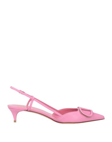 Shop Valentino Garavani Woman Pumps Pink Size 8 Leather
