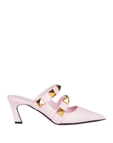 Valentino Garavani Woman Mules & Clogs Pink Size 8 Leather