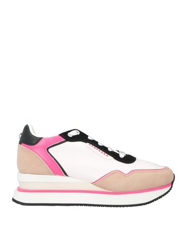 Shop Apepazza Woman Sneakers Pastel Pink Size 10 Leather, Textile Fibers