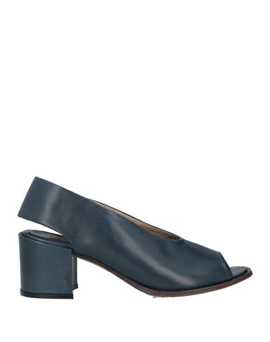 Shop Preventi Woman Sandals Blue Size 7 Calfskin