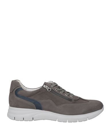 Shop Nero Giardini Man Sneakers Grey Size 13 Leather