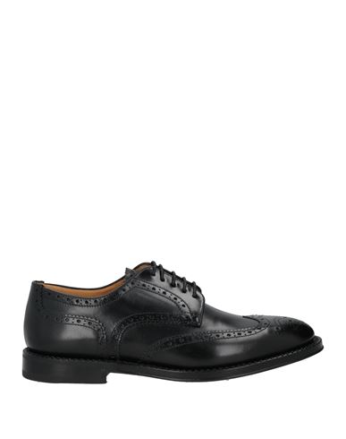 Shop Fabi Man Lace-up Shoes Black Size 7 Leather