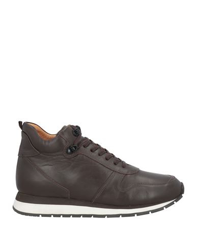 Shop Carpe Diem Man Sneakers Brown Size 9 Leather
