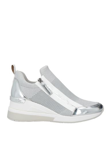 Shop Michael Michael Kors Woman Sneakers Grey Size 8 Textile Fibers