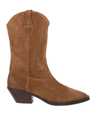 Ash Woman Ankle Boots Brown Size 8 Leather In Brown