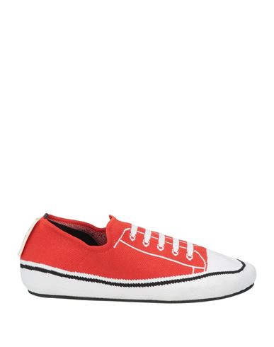 Marni Woman Sneakers Red Size 7 Textile Fibers In Red