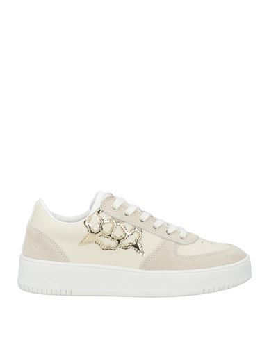 Shop Guess Woman Sneakers Cream Size 7 Leather In White