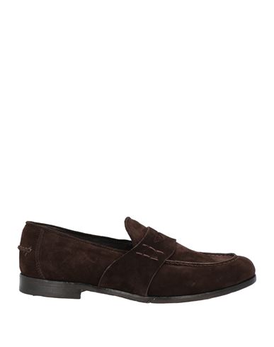 Shop Jp/david Man Loafers Dark Brown Size 8 Leather