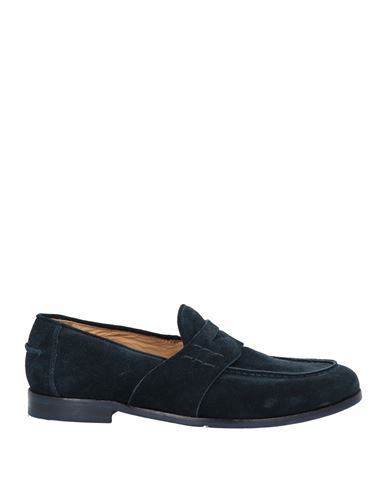 Shop Jp/david Man Loafers Midnight Blue Size 8 Leather