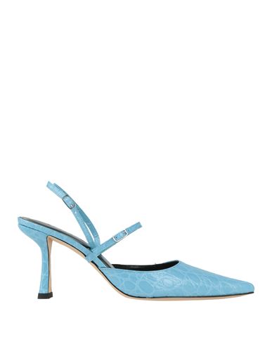 By Far Woman Pumps Sky Blue Size 7 Leather