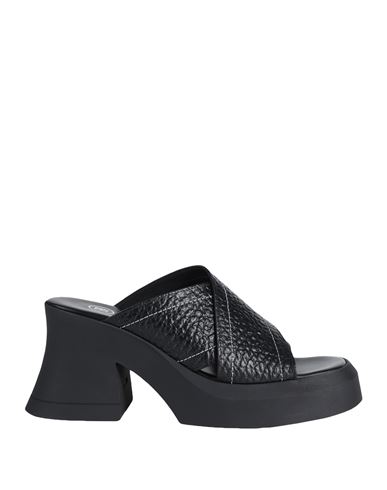 E8 By Miista Woman Sandals Black Size 7.5 Calfskin