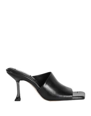 Miista Woman Sandals Black Size 7.5 Calfskin