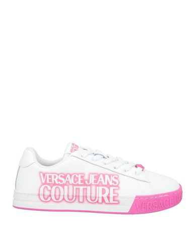 Shop Versace Jeans Couture Woman Sneakers White Size 5 Leather