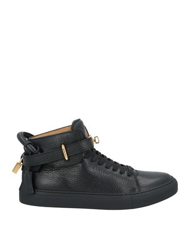 Shop Buscemi Man Sneakers Black Size 9 Leather