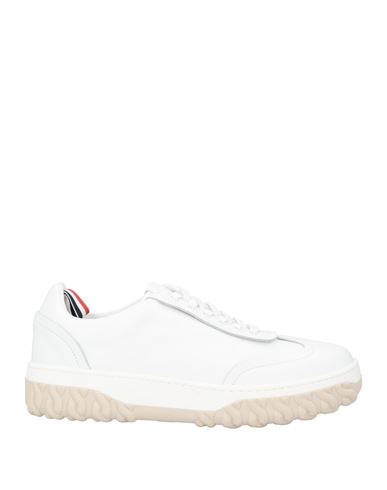 Shop Thom Browne Man Sneakers White Size 9 Calfskin