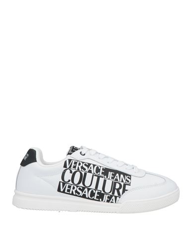 Versace Jeans Couture Man Sneakers White Size 9 Leather