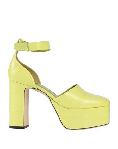 By Far Woman Pumps Acid Green Size 8 Leather