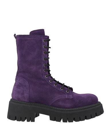 Islo Isabella Lorusso Woman Ankle Boots Purple Size 8 Leather In Purple
