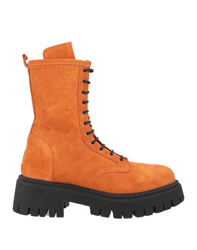 Islo Isabella Lorusso Woman Ankle Boots Orange Size 8 Leather In Orange