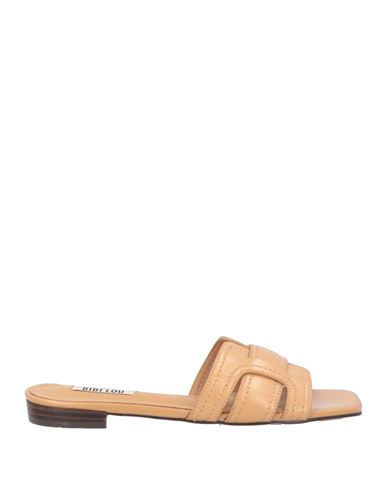 Shop Bibi Lou Woman Sandals Camel Size 7 Leather In Beige