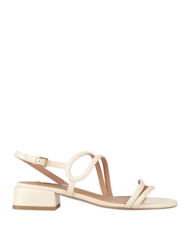 Bibi Lou Woman Sandals Ivory Size 8 Leather In White