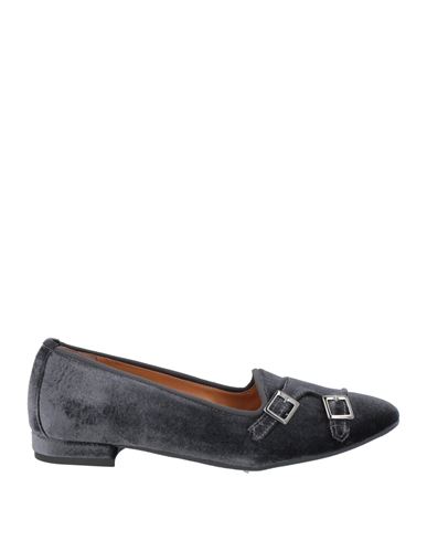 Islo Isabella Lorusso Woman Loafers Lead Size 8 Textile Fibers In Black