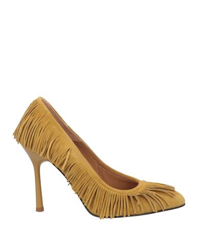 Islo Isabella Lorusso Woman Pumps Mustard Size 7 Leather In Gold
