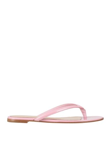 Gianvito Rossi Woman Thong Sandal Pink Size 7 Calfskin