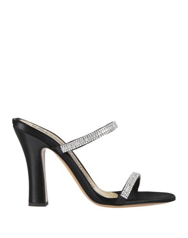 Alexandre Vauthier Woman Sandals Silver Size 8 Textile Fibers