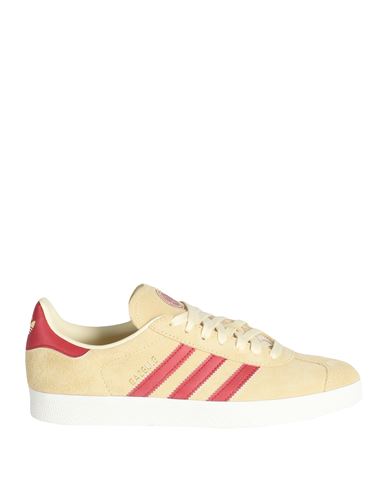 ADIDAS ORIGINALS ADIDAS ORIGINALS ADIDAS GAZELLE SHOES MAN SNEAKERS LIGHT YELLOW SIZE 8.5 LEATHER