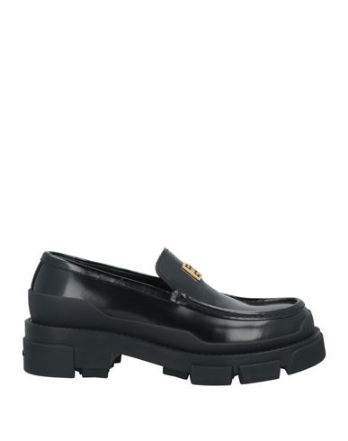 Givenchy Woman Loafers Black Size 10 Bull Skin
