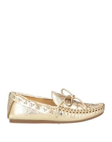 Lola Cruz Woman Loafers Gold Size 8 Leather