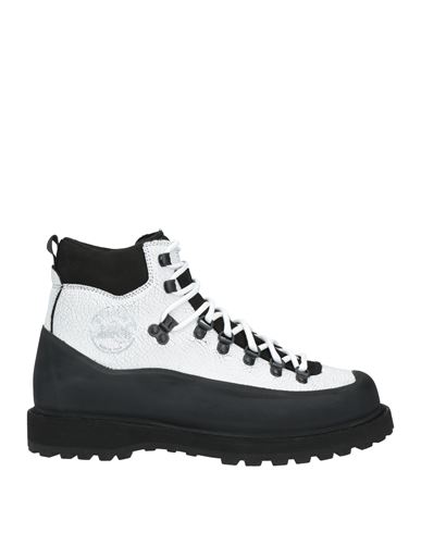 Shop Diemme Man Ankle Boots White Size 14 Leather, Textile Fibers